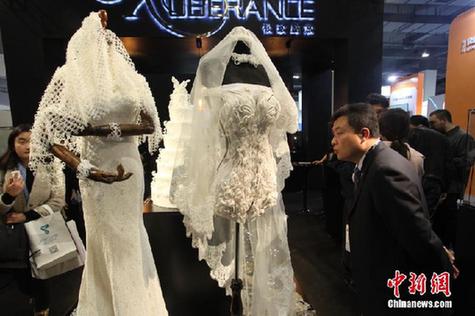 Shanghai : des robes de mariée imprimées en 3D