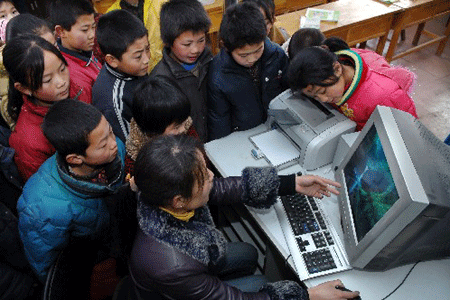  Le projet d'enseignement à distance pour les écoles primaires et secondaires de la campagne du Ningxia (nord-ouest) a été récemment achevé et couvre toute cette région.