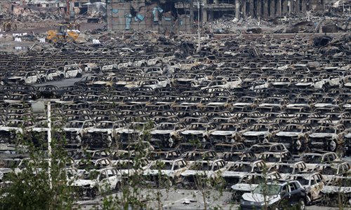 3000 tonnes de produits chimiques toxiques se trouvaient dans l'entrepôt de Tianjin